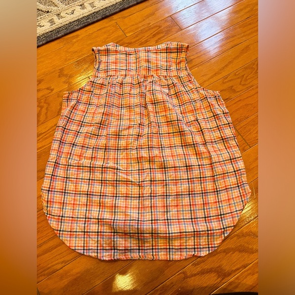 Loft Plaid Sleeveless Button up Top Womens Size Small - Picture 2 of 4